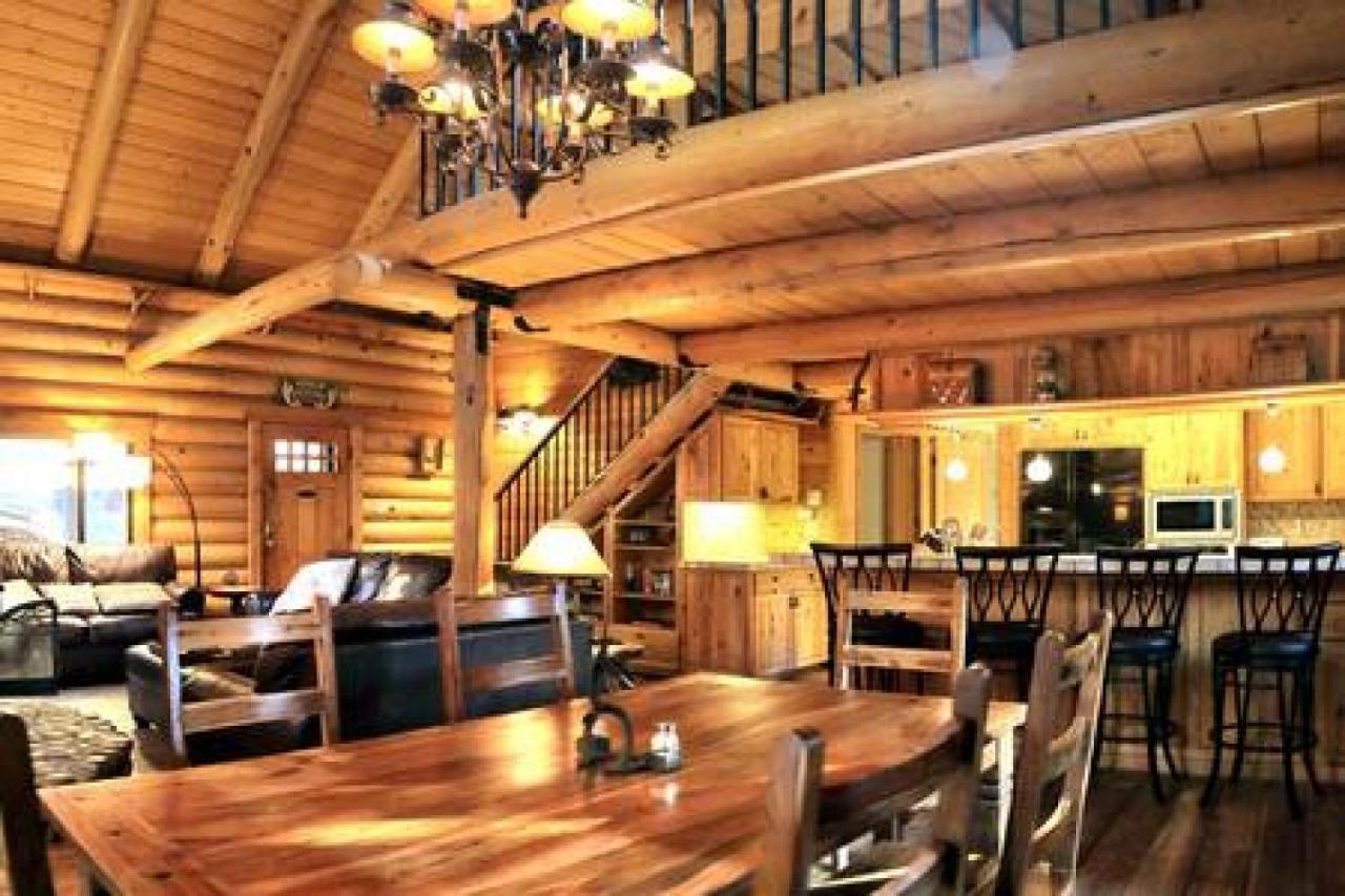 Eagles Nest - Natural Log Cabin With Guest House 아이딜와일드 외부 사진