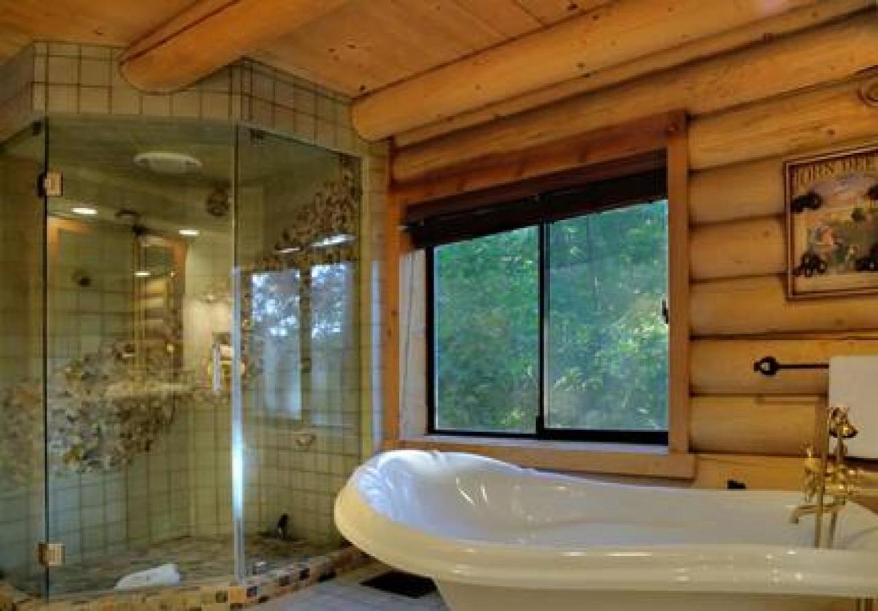 Eagles Nest - Natural Log Cabin With Guest House 아이딜와일드 외부 사진