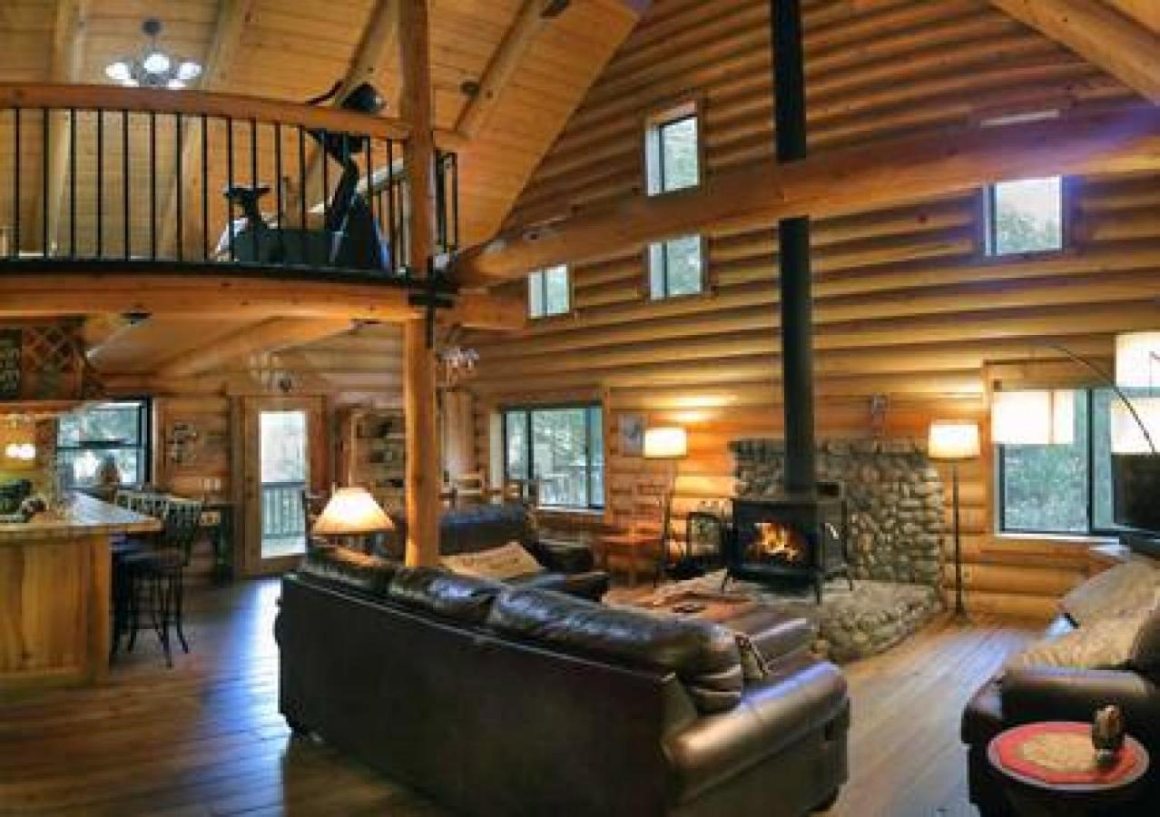 Eagles Nest - Natural Log Cabin With Guest House 아이딜와일드 외부 사진